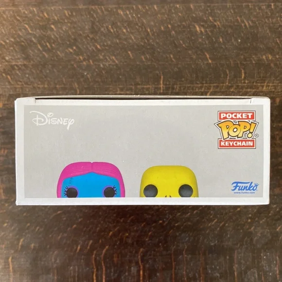 Nightmare Before Christmas Sally & Jack Blacklight Funko Keychain - Picture 3 of 6